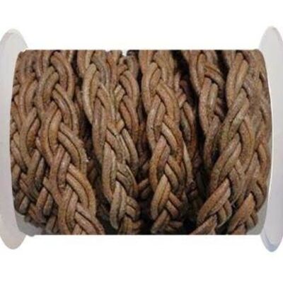 FLAT BRAIDED CORDS-10MM- TWIST STYLE-NATURAL