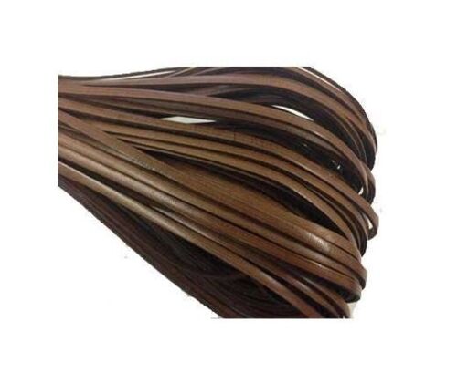 FLAT LEATHER ITALIAN - 4 MM - CHOCOLATE