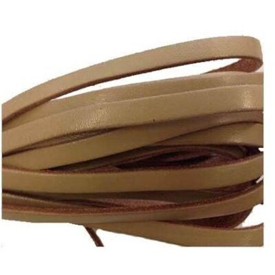 FLAT LEATHER ITALIAN 5MM - NATURAL