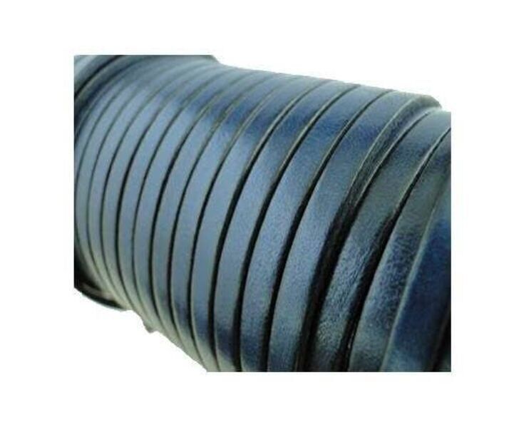 FLACHLEDER ITALIENISCH 5MM - MARINEBLAU