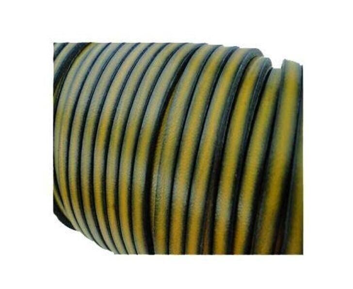 CUIR PLAT ITALIEN 5MM - JAUNE VINTAGE