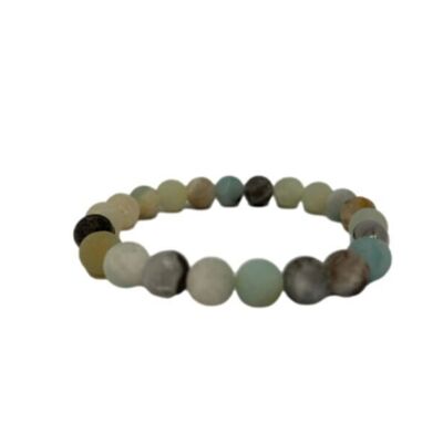 Gem Stones bracelet Amazonite matt