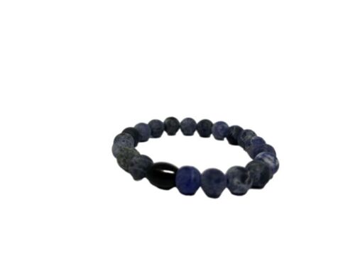 Gem stones bracelet Matt sodalite