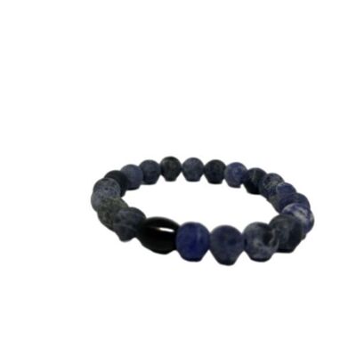 Gem stones bracelet Matt sodalite