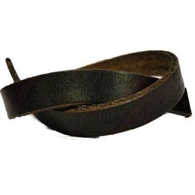 ITALIAN FLAT LEATHER- 10MM - BICOLORED