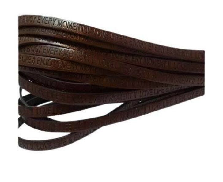 LOVE LIFE & ENJOY EVERY MOMENT - 5MM - BRUCCIATO