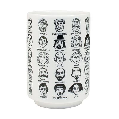 Coffee mug historical celebrities philosophers