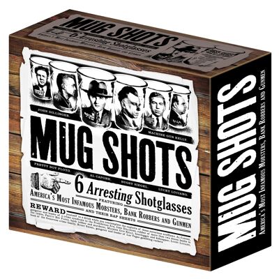 Most Wanted Shot Glasses