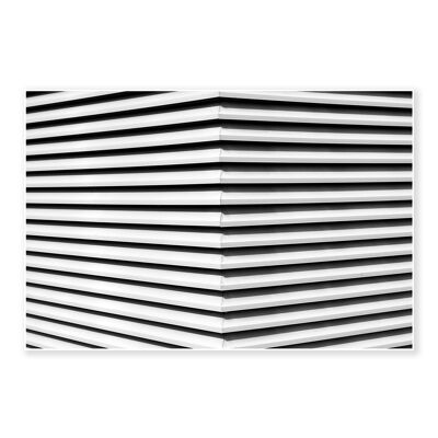 Shadows Of Grey Architecture Art Print 50x70cm