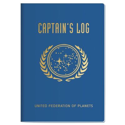 Cuaderno Star Trek Captain's Log grande
