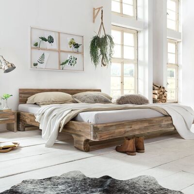 Wooden bed Mayfield acacia 180x200 cm
