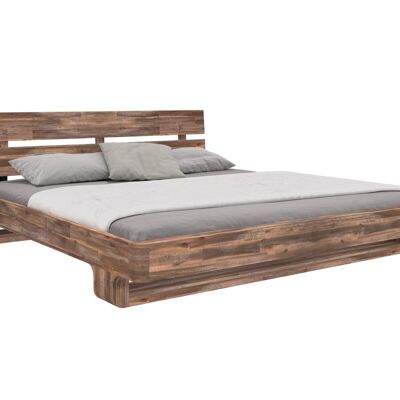 Wooden bed Madras acacia 140x200 cm