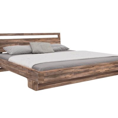 Wooden bed Indra acacia 140x200 cm