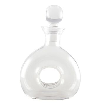 CARAFE A WHISKEY EN VERRE AVEC TROU 19X27.5CM 1