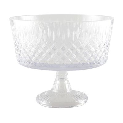 GLASS STANDING CUP 25X25CM