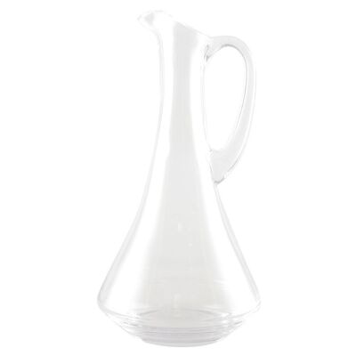 GLASS DECANTER WITH HANDLE 17X31CM