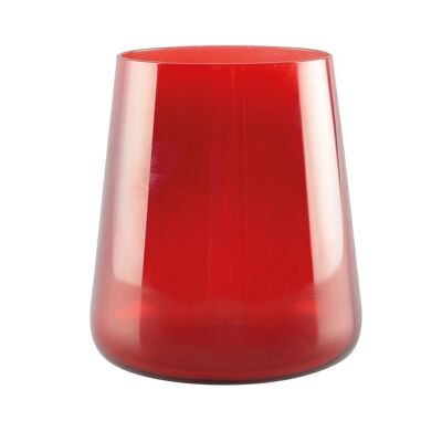 RED WATER GLASSES - SET OF 6