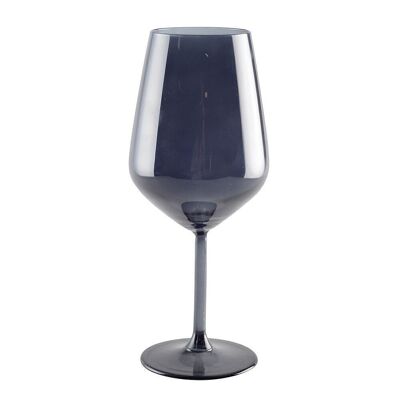 BLACK WINE GLASSES - SET OF 6