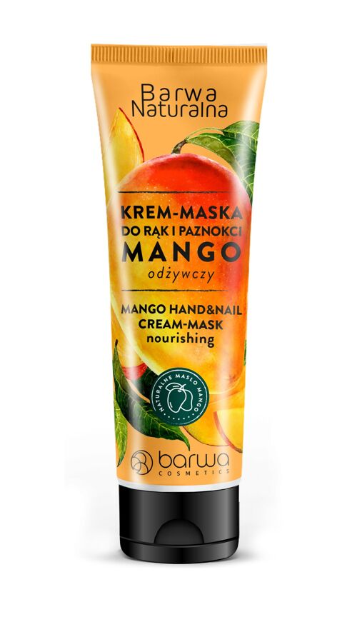 Crème-Masque pour les Mains et les Ongles à la Mangue, Nourrissante NOUVEAU