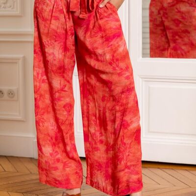 Gradient color flowing pants