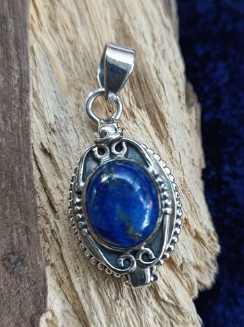 Pendentif Poison Lapis Lazuli 925 Pendentif fait main en argent 5