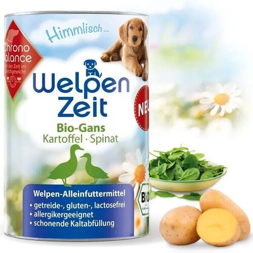 Chronobalance Welpenfutter Bio-Gans Mit Kartoffel Und Spinat