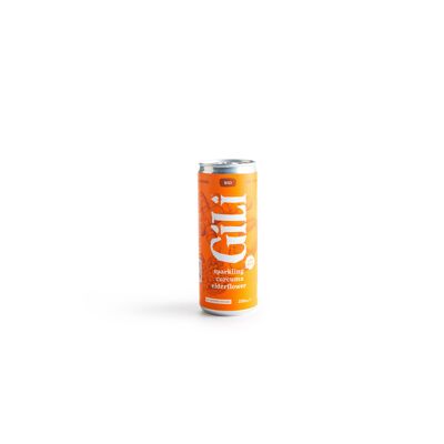 GILI LEMONADE TURMERIC ELDERFLOWER ORGANIC 250ML (CANS)