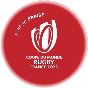 Bonbons officiels Coupe du Monde Rugby France 2023 (Fraise) 3