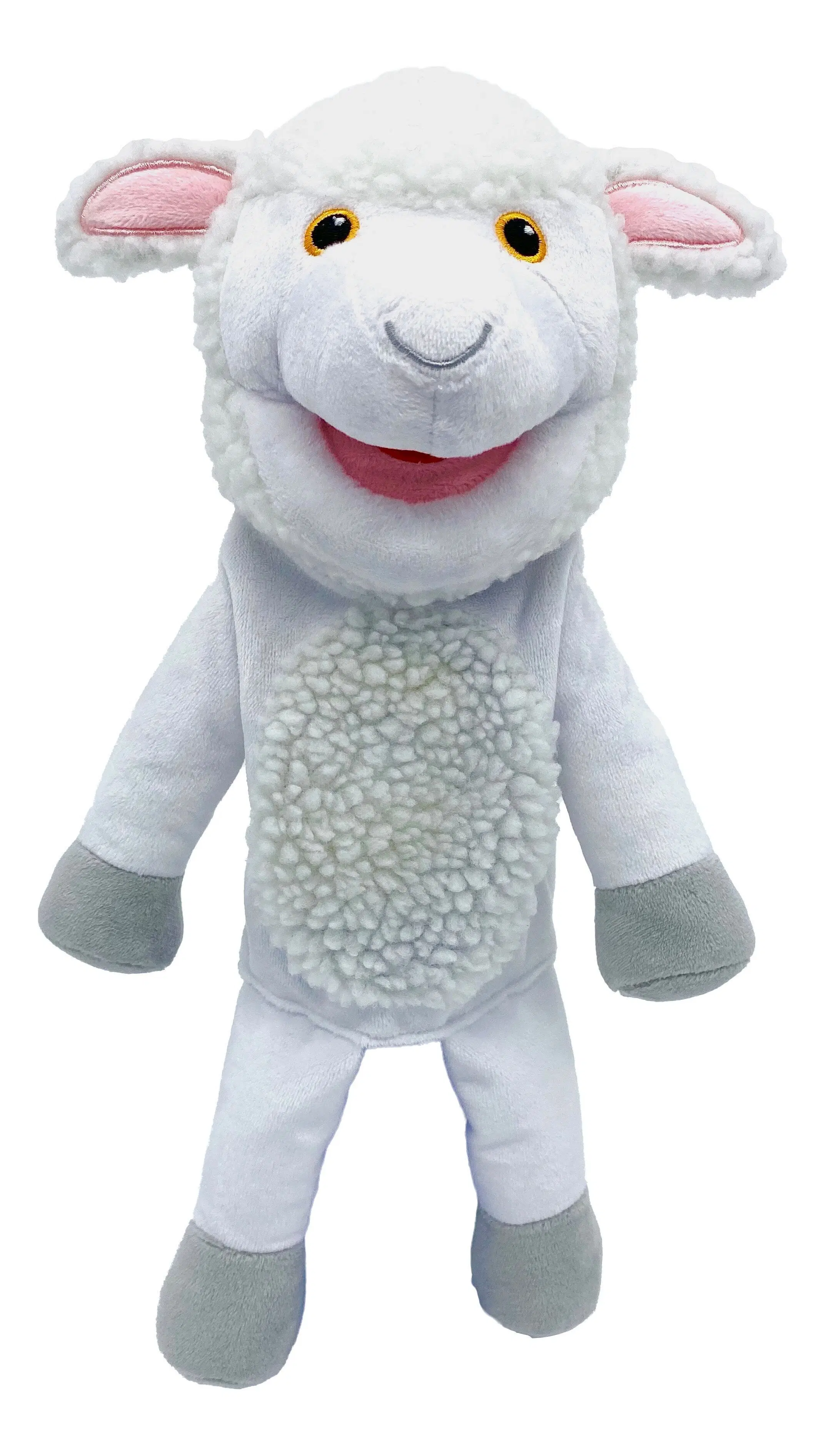 Marionnette à Main Souris En Peluche - Bouche Mobile - Jouet Interactif Pour Enfants - Cadeau Créatif