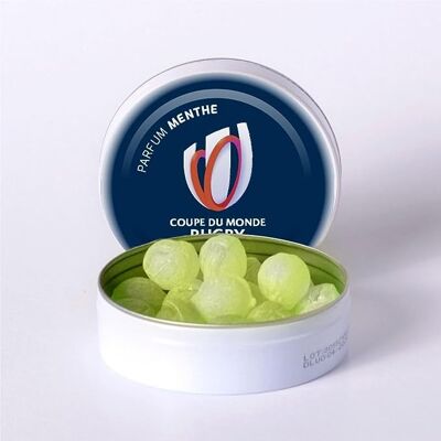 Bonbons officiels Coupe du Monde Rugby France 2023 (Menthe)