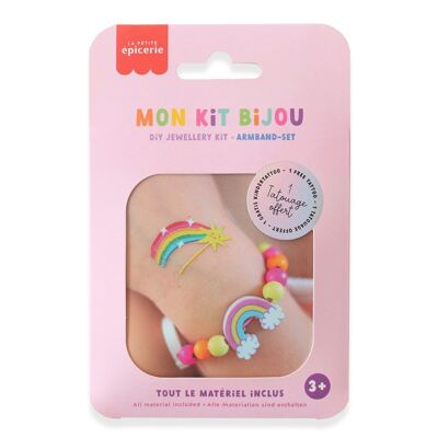 My children's jewelry kit - Rainbow bracelet