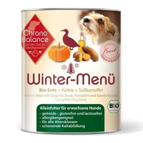 Nassfutter für Hunde -CB Winter-Menü Bio Ente 400g