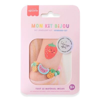 Mon kit bijou enfant - Bracelet fruits