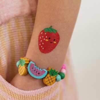 Mon kit bijou enfant - Bracelet fruits 2