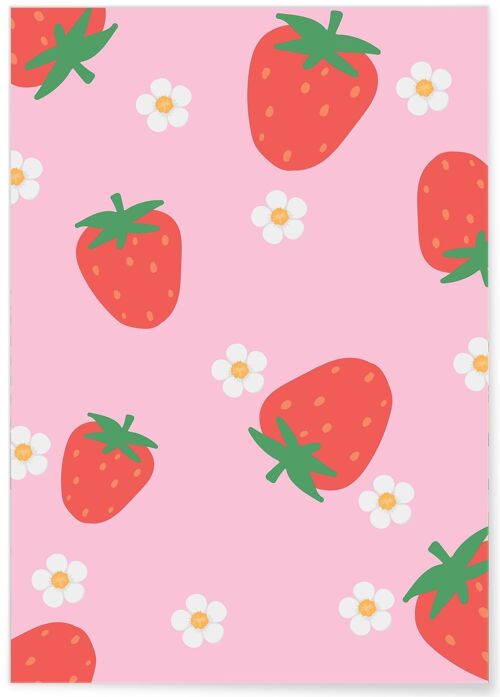 Affiche Fraises