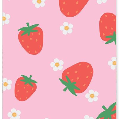 Erdbeerplakat