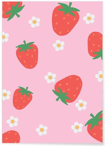 Affiche Fraises 1