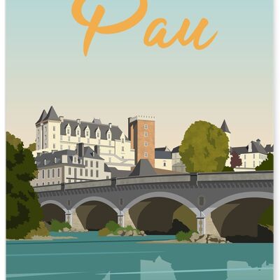 Pau-Stadtplakat 2