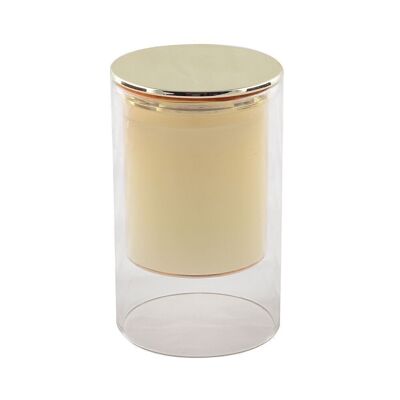 BOUGIE DOREE PARFUM FLEUR D'ORANGER 7X11.3CM