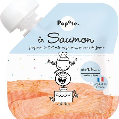 Repas Bébé Saumon - POPOTE - Gourde 60g