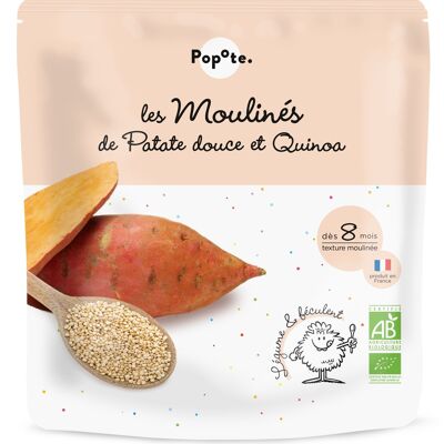 Gemahlene Süßkartoffel-Quinoa-Babymahlzeit – POPOTE – 180 g