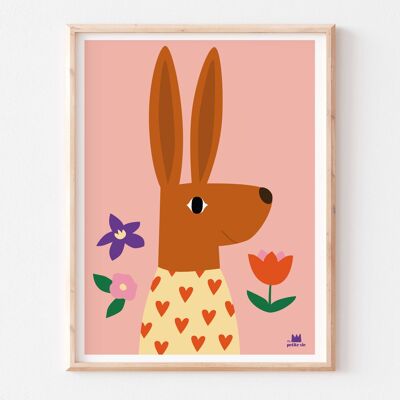Poster - children's decoration - Rabbit