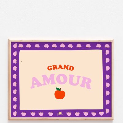 Poster - home decoration - Grand Amour