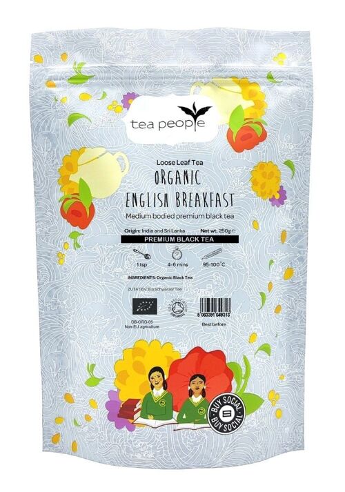 Organic English Breakfast - 250g Refill Pack