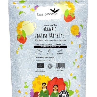 Organic English Breakfast - 250g Refill Pack