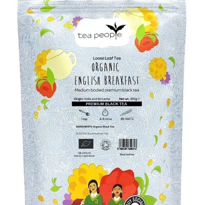 Organic English Breakfast - 250g Refill Pack