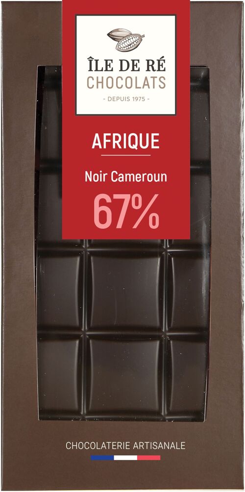 Noir 67% Cameroun 100g - TABLETTES
