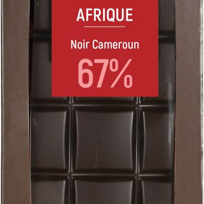 Noir 67% Cameroun 100g - TABLETTES