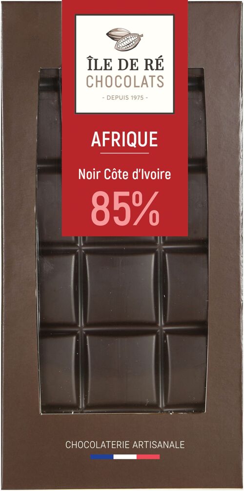 Noir 85% Côte d’Ivoire 100g - TABLETTES