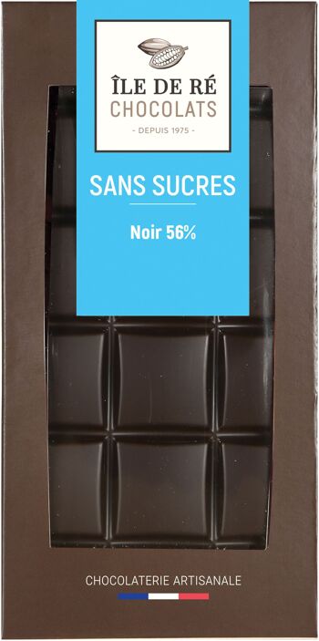 Noir 56% sans sucres ajoutés 100g - TABLETTES 1